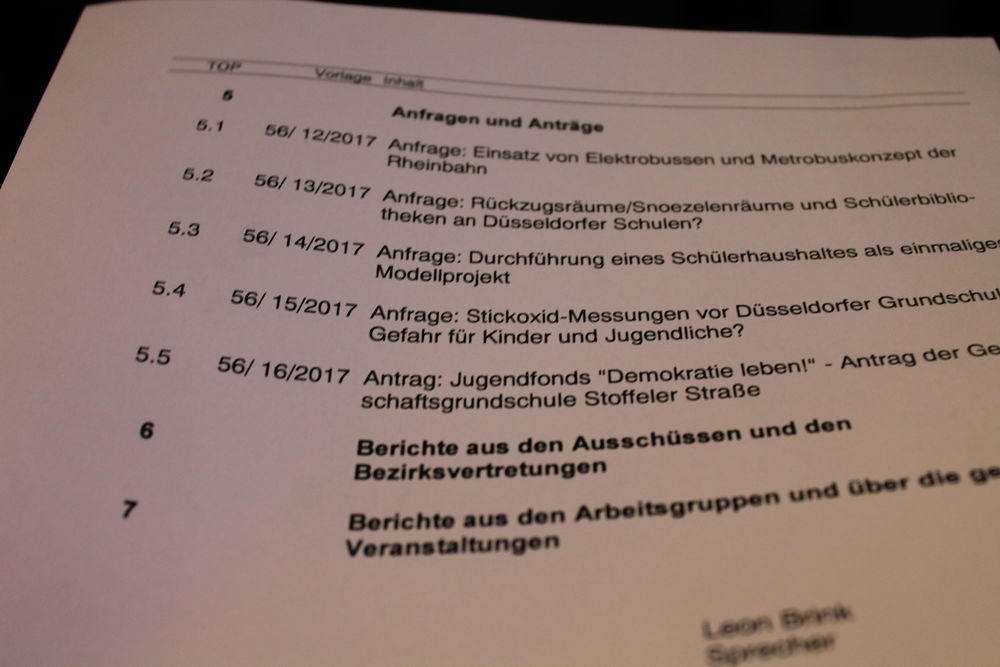 Der Jugendrat hat beschlossen mit Geld aus dem Jugendfond von "Demokratie Leben!", eine Schülerzeitung zu unterstützen. (Foto: Jonathan)