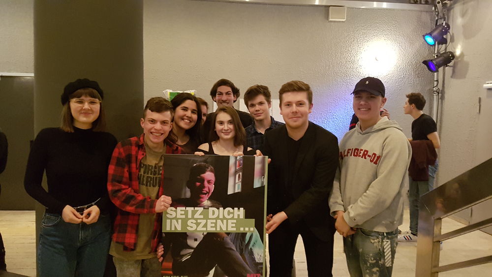 Der "mit herzblut"-Club hat gestern das FFT besucht. (Foto von Marvin Wittiber)