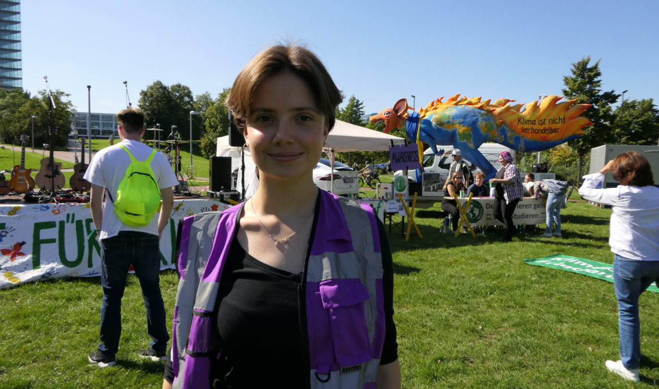 Charlotte (17) engagiert sich für Fridays for Future. (Foto: youpod)