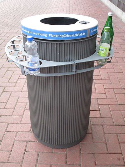Und so sehen die Pfandringe in Düsseldorf aus. (Foto: Stadt Düsseldorf)