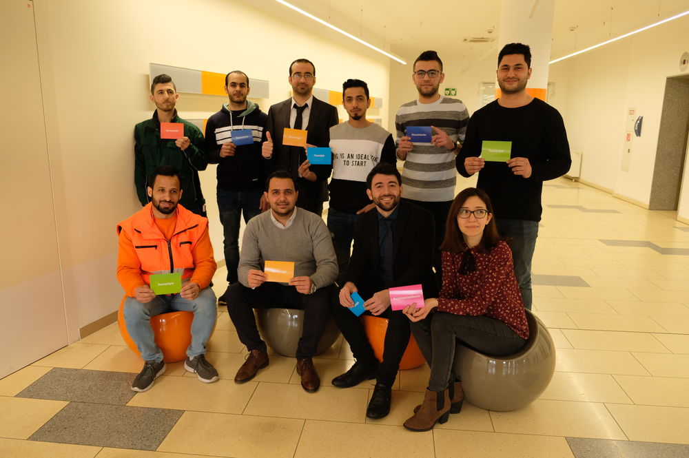 Zehn junge Flüchtlinge starten im Projekt "Ausbildung-Chance-Düsseldorf". (Foto: youpod)
