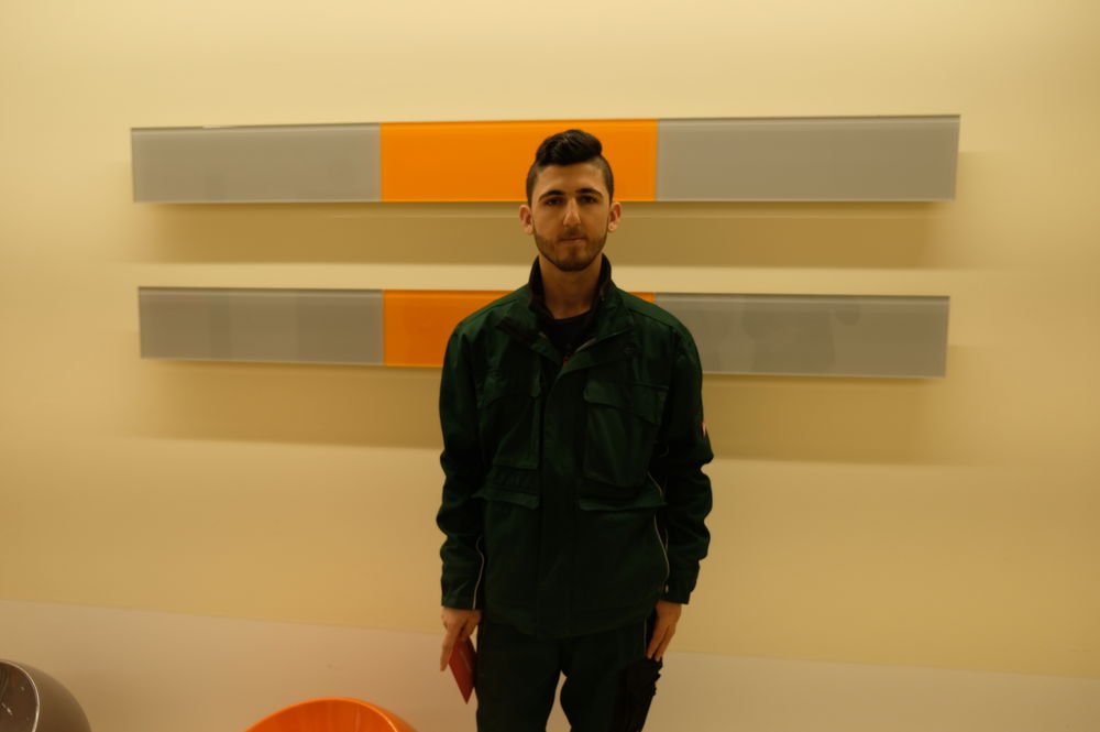 Marwan aus dem Irak, er macht eine Ausbildung als Gartenbauer. (Foto: youpod)