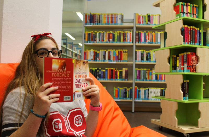 Chillen in der neuen Jugendbücherei