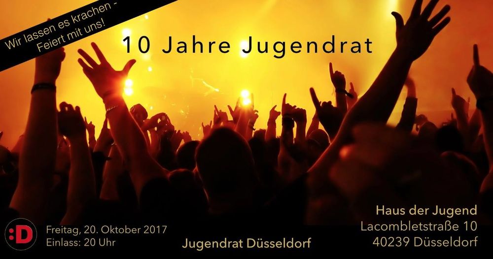 10 Jahre Jugendrat - Die Jubiläumsparty | ©Jugendrat Düsseldorf