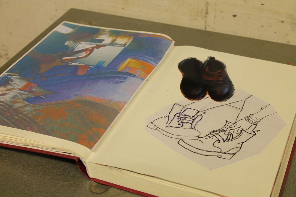 Einblicke in das Buch von Sina Hambloch. (Foto: Christina Behrens)