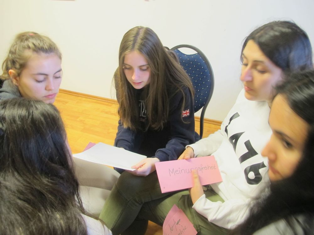 Workshop zum Thema Demokratieverständnis