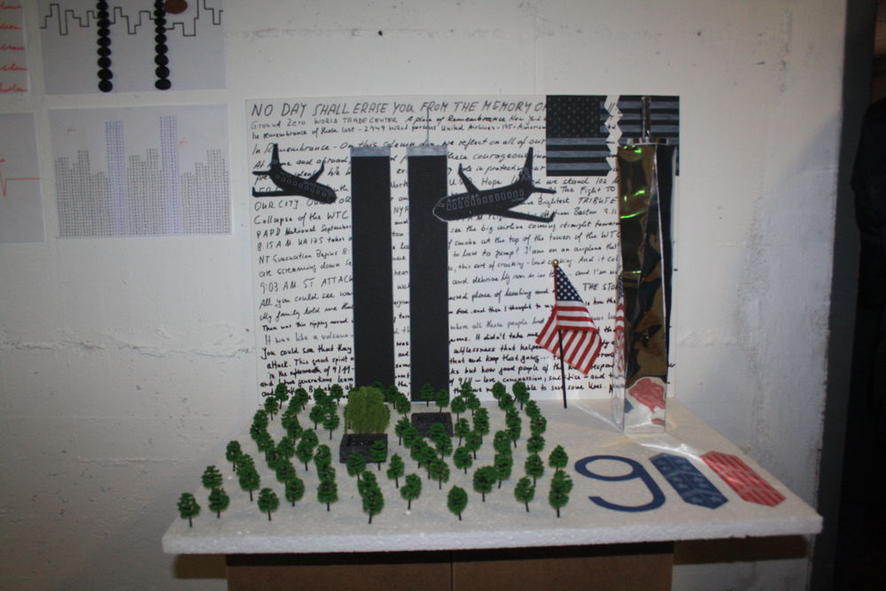 Eine künstlerische Auseinandersetzung mit 9/11. (Foto von Sofie Ambaum)