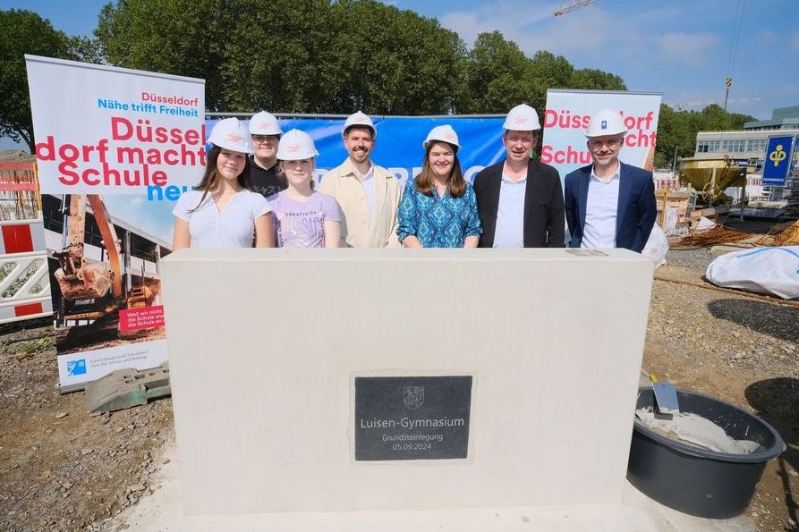 Grundsteinlegung für das neue Luisen-Gymnasium