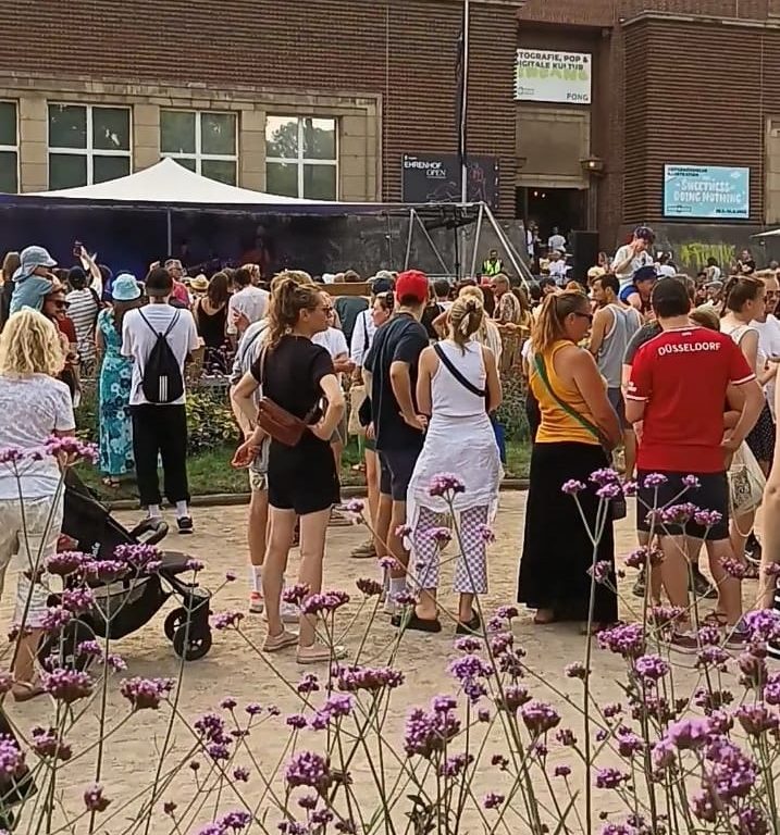 Der Ehrenhof war eine super Location für das Festival.