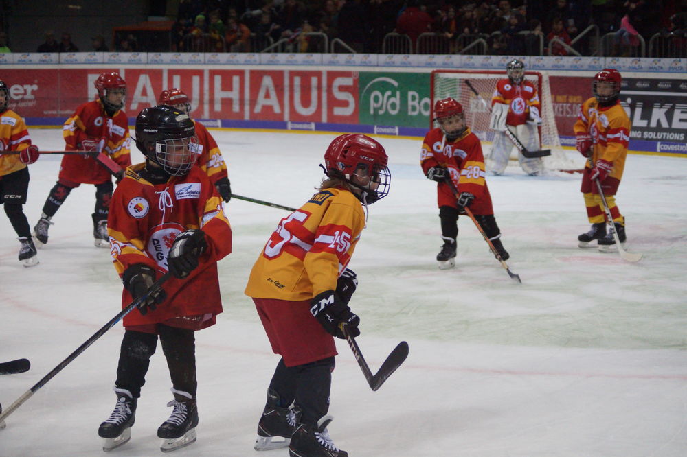 DSC00133.jpg - Unsere DEG beweist ihr Können nach der Länderspielpause gegen Iserlohn beim Schoolsday