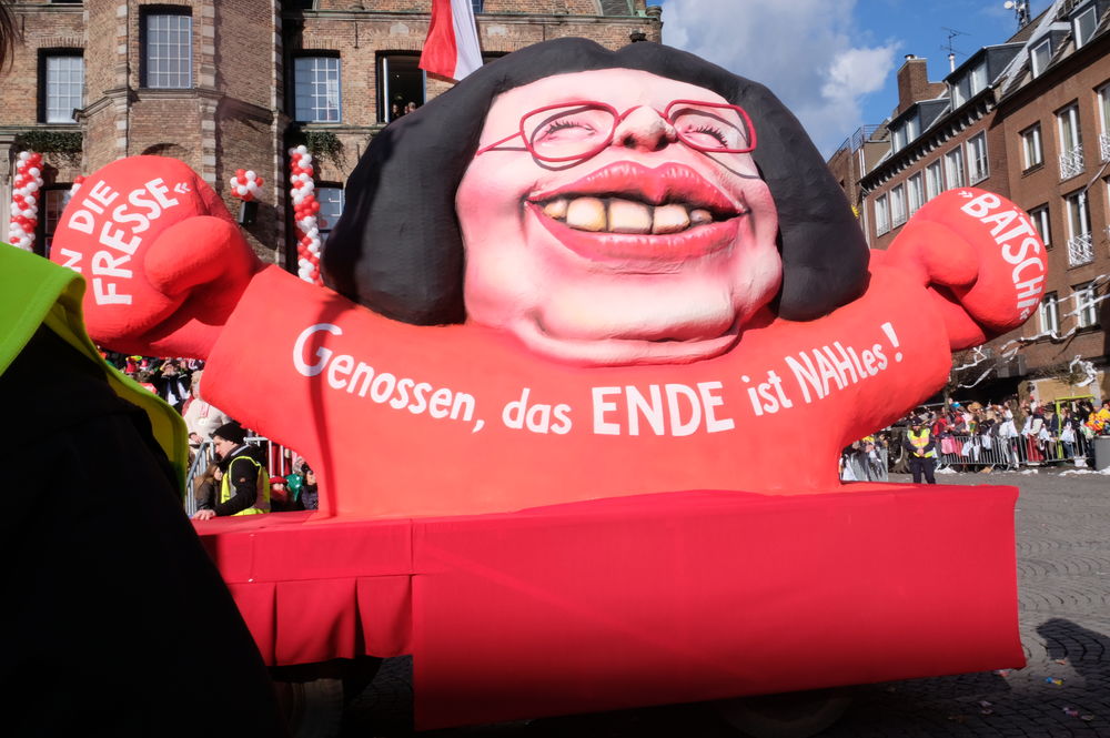 Die SPD musste diesen Rosenmontag besonders leiden. Sowohl Andrea Nahles... (Foto von Christina Behrens)