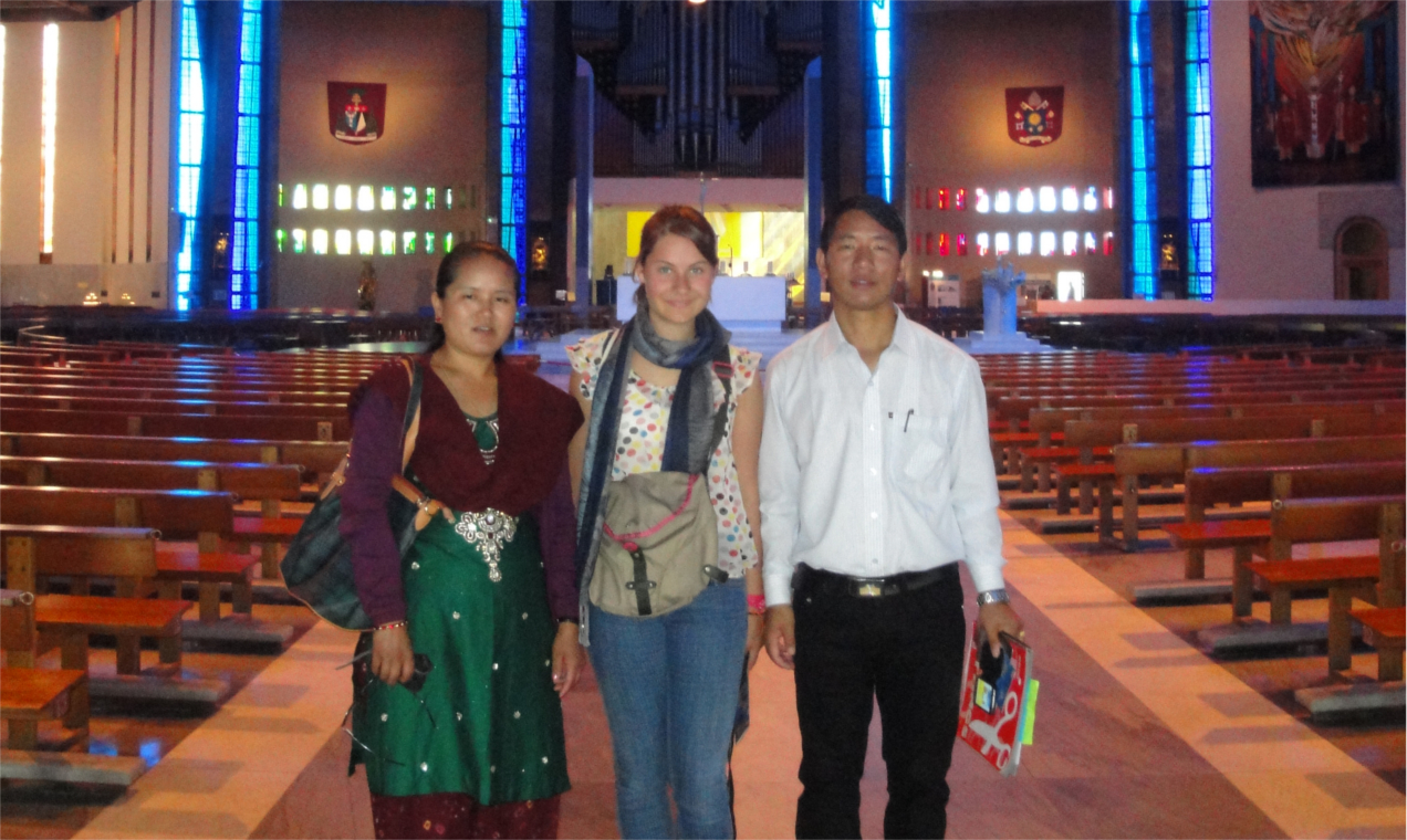 Neue Bekanntschaften - ich habe auf meiner Reise zwei Lehrer aus Nepal getroffen. Larasofiaa