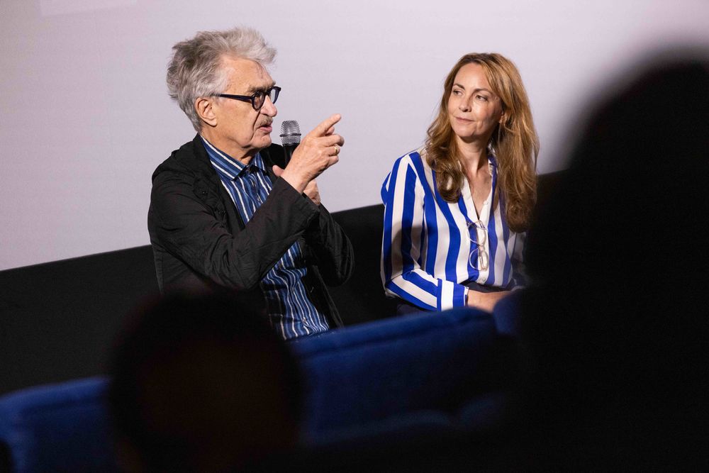 250627-Wim-Wenders-Filmbildungsprojekt3.jpg - Schüler*innen drehen eigene Filme – und diskutieren mit Wim Wenders